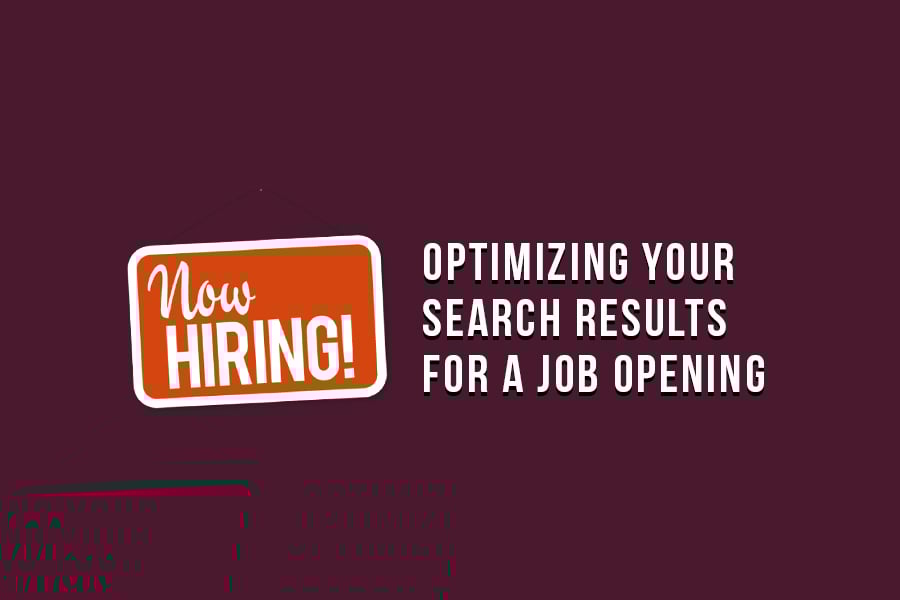 SEO & Your Career Site ‚Äì Optimizing Your Search Results for a Job Opening